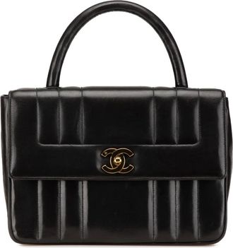 Chanel 1994-1996 Mademoiselle Top Handle handbag - Black