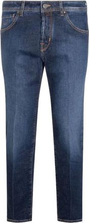 Jacob Cohen Straight Jeans - Heren - Regular Fit Jeans - Blauw - W32 - Jeans