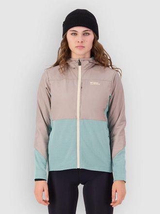 Mons Royale Offgrid Merino Fleece Wind Jacke blau