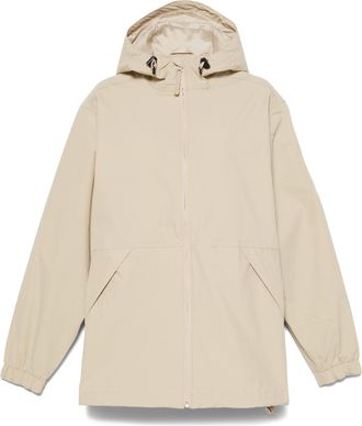 Timberland Womens Winnick Waterproof Shell Jacket in Beige Nylon - Size X-Large