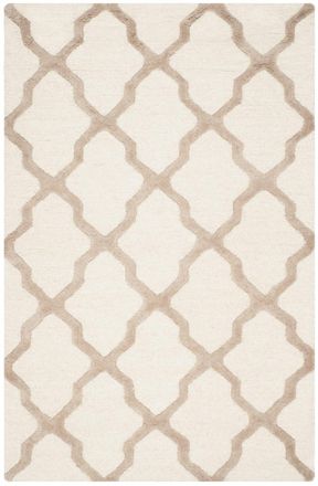 Safavieh Alfombra lana neutrale/bianco 122 x 183 cm