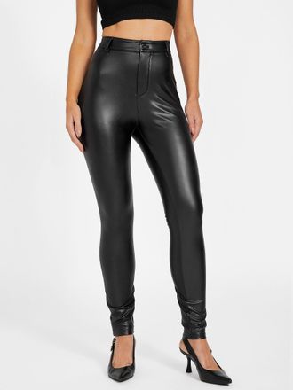 Guess Polly Faux-Leather Leggings