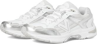 Vionic 23Walk 2.0 Oxfords Womens Shoes White & Silver Leather : 10.5 W