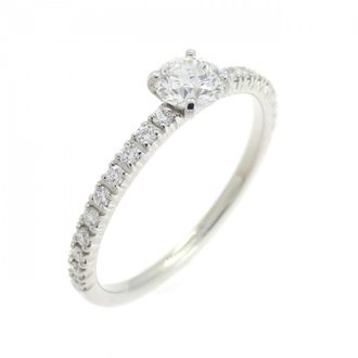 Cartier Platinum Platinum 950 Band Ring (Pre-Owned)