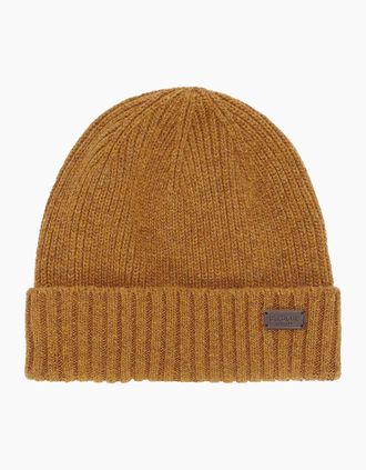 Barbour Mens Barbour Carlton Beanie - Gold/Brown
