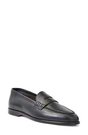 Bruno Magli Layla Penny Loafer in Black Leather at Nordstrom Rack, Size 8