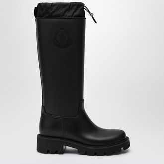 Moncler Stivali da pioggia Kickstream High in PVC neri