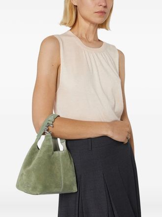Coccinelle C-Easy suede shoulder bag - Green
