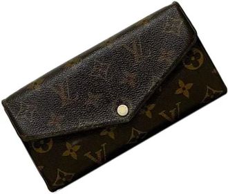 Louis Vuitton Pre-owned Wallets, female, Brown, Size: ONE SIZE Pre-owned Canvas Wallet