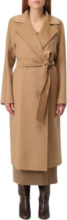 Max Mara Jassen - Dames - Jas met riem - Bruin - XS - Jassen