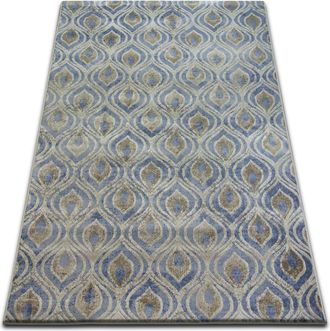 RugsX Rugsx - Alfombra Drop Jasmine 030 Azul Claro/color Humo Blue 133x190 Cm
