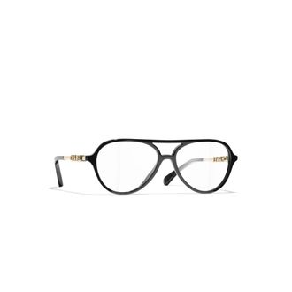 Chanel Dames, Accessoires, Zwart, Maat: 54 MM