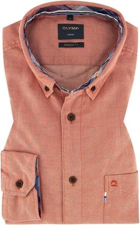 Olymp Olymp, Heren, Overhemden, Rood, Maat: XL