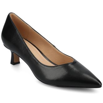 Journee Collection Women & apos;s Pammie Medium and Wide Width Pumps
