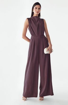 BWLDR Annie Jumpsuit in Aubergine at Nordstrom, Size 2