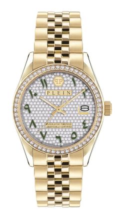 Philipp Plein Date Superlative Dames Gouden Horloge PW2BA0223