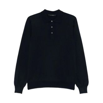 Tagliatore Polo Shirts, male, Blue, Size: 3XL Palmer Polo