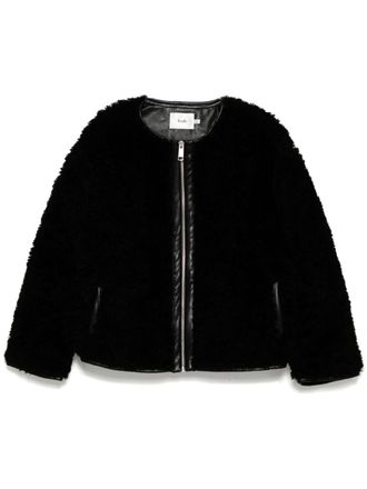 B+ab faux-fur jacket - women - Wool/Polyester/Polyester/Polyurethane - S - Black