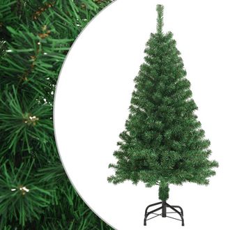 vidaXL &Aacute;rbol De Navidad Artificial Con Ramas Gruesas Pvc Verde 120 Cm Vidaxl