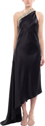 Saiid Kobeisy Asymmetrical One-Shoulder Embellished Dress