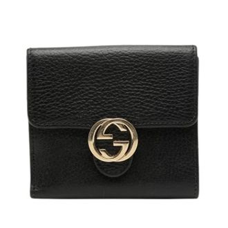 Gucci Pre-owned Wallets, female, Black, Size: ONE SIZE Pre-owned Leather Wallet