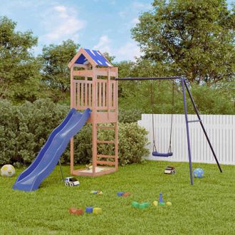 vidaXL Parque Infantil De Exterior Madera Maciza Douglas3156935 Vidaxl