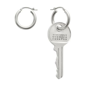 Maison Margiela Sleutel Oorbellen - Dames - Oorbellen - Grijs - ONE Size - Accessoires