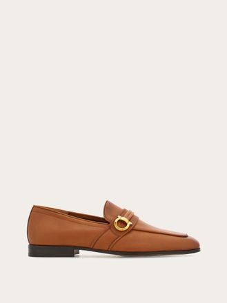 Ferragamo Uomo Mocassino ornamento Gancini Marrone Taglia 42.5
