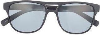 Hurley 55mm Rounded Aviator Sunglasses in Black at Nordstrom Rack