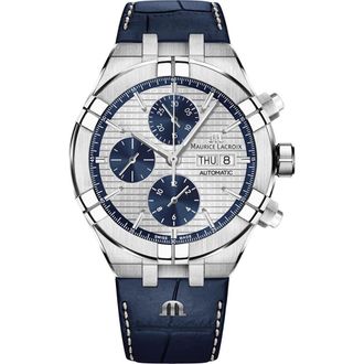 Maurice Lacroix Aikon Mens Blue Watch AI6038-SS001-131-1 Leather (archived) - One Size