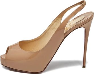 Christian Louboutin Pumps a punta aperta - Toni neutri