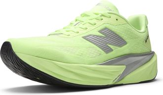 New Balance Mens FuelCell Rebel V5 Running Shoes, Mint Flash/Lab Green/Silver Metallic, 9 Wide