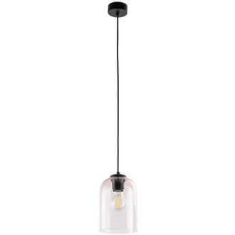 Luminosa Light Designs TK Molly Lampada a sospensione sottile da soffitto nera, rosa 1xE27