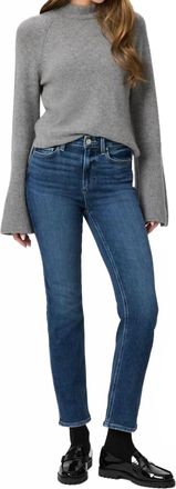 Paige Cindy Clean Hem High Rise Jeans In Arpeggio