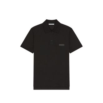 Givenchy Polo In Cotton With Paris Gros Grain