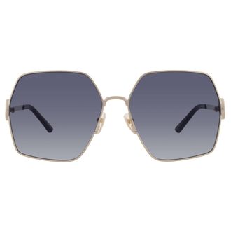 Gucci Grey Square Ladies Sunglasses GG2163S 001 61
