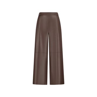 Max Mara Amati Broek - Dames - Broeken - Bruin - Maat: XL Zijde