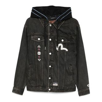 Evisu Uomo, Giacche, Nero, M, new
