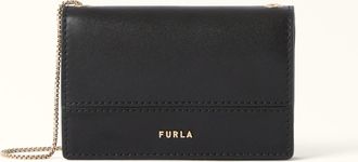 Furla Lia Porta Carte Di Credito S Nero Nero Pelle Di Vitello Sidney Donna
