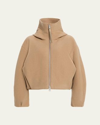 Canada Goose Chilliwack Hooded Wool Bomber Jacket