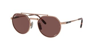 Ray-Ban RB8265 Jack II Titanium Polarized 3140AF Mens Sunglasses Rose-Gold Size 51