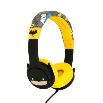 OEM Otl Technologies Auriculares Para Ni&ntilde;os Batman Chibi Style Con Orejas