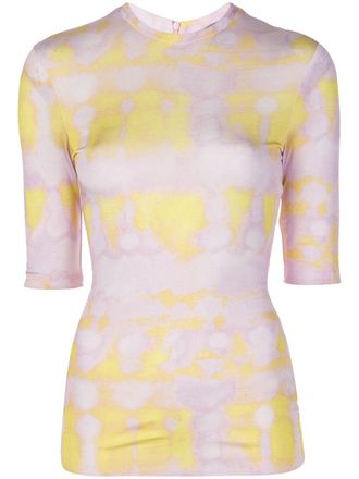 Ellery two-tone top - women - Viscose/Elastane - 36 - Purple