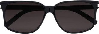 Saint Laurent Pre-owned SL 599 Zonnebril - Heren - Vintage Accessoires - Zwart - ONE Size - Nylon - Vintage