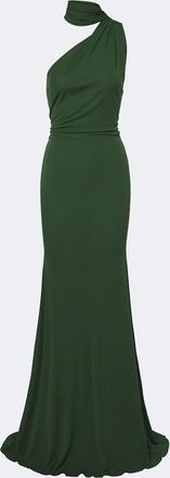 Alex Perry One-shoulder jersey gown
