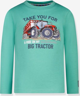 Salt And Pepper Langarmshirt mit Traktor-Applikation Jungen Salt and Pepper mintgr&uuml;n