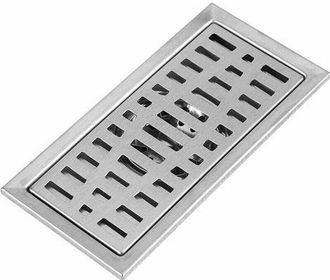 OEM Desag&uuml;e De Suelo Con Tapa Extra&iacute;ble, Fregadero Rectangular De 200 X 100 Mm, Desag&uuml;e De Ducha De Acero Inoxidable, Desag&uuml;e De Rejilla Para Ba&ntilde;o, Aseo, 