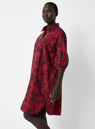 Contemporaine Womens Flower bouquet shirtdress