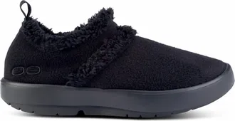 Oofos Womens Oocoozie Low Shoes In Black