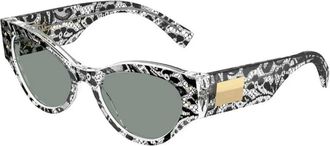 Dolce & Gabbana Authentieke Bril met Topkwaliteit - Dames - Zonnebrillen - Veelkleurig - 53 MM - Accessoires